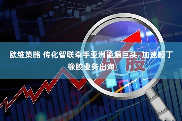 欧维策略 传化智联牵手亚洲能源巨头  加速顺丁橡胶业务出海