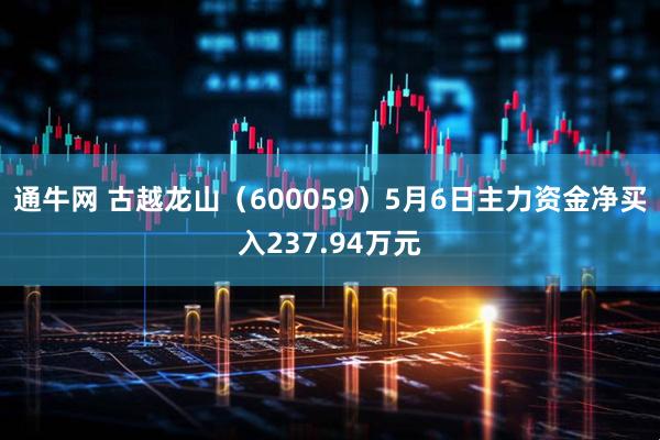 通牛网 古越龙山（600059）5月6日主力资金净买入237.94万元